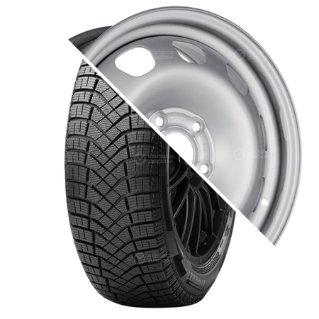 Ice Zero Friction R16(215/65 102T) + MW EURODISK 16003 R16(215/65 102T) + (R16x6.5 5x114.3 ET50 CB66.1 Silver)