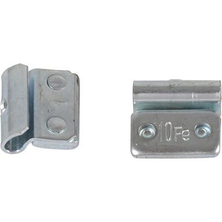 Грузик набивной на штамп. диск Сталь Perfect  10гр уп 100шт  