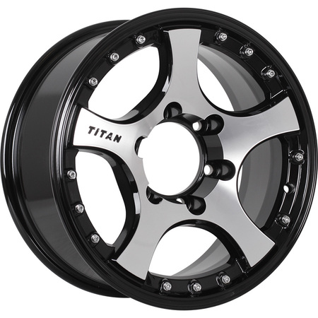 Титан  R16x7 5x139.7 ET20 CB109.7 Almaz