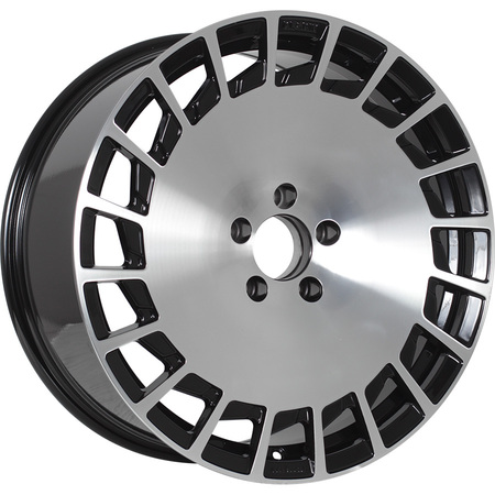 KT23 R19x8.5 5x114.3 ET40 CB72.6 Black_Front_Polish