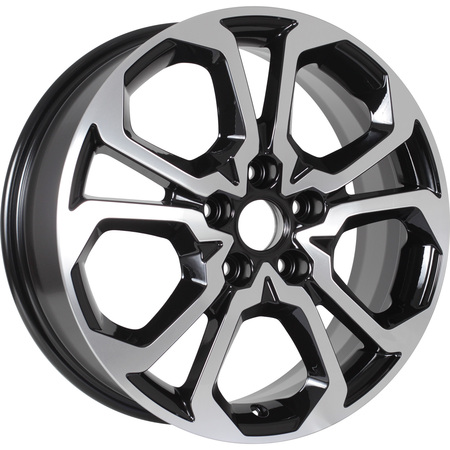 KD1724 (17_Arkana) R17x6.5 5x114.3 ET50 CB66.1 Black_Front_Polished (КС892)