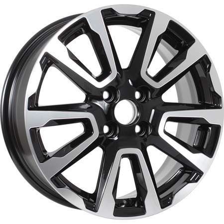 КС1026 (ZV 16_Logan) R16x6.5 4x100 ET45 CB60.1 Almaz_black