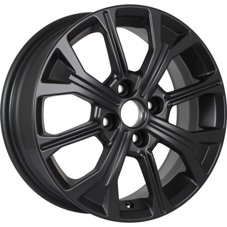 KD1549 (15_Rio FB_FL) R15x6 4x100 ET46 CB54.1 Matt_Black_Painted (КС945)