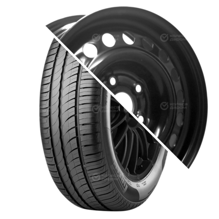 Cinturato P1 Verde R15 205/65 94H    () + 64I45D TREBL R15x6 5x112 ET45 CB57.1 Black  Cinturato P1 Verde R15 205/65 94H     + 64I45D TREBL R15x6 5x112 ET45 CB57.1 Black