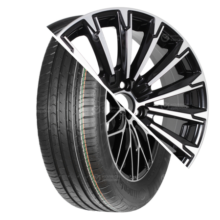 Conti Premium Contact 5 R16 205/55 91H    () + KD1610 R16x6.5 5x108 ET50 CB63.4 Black_Front_Polished Conti Premium Contact 5 R16 205/55 91H     + KD1610 R16x6.5 5x108 ET50 CB63.4 Black_Front_Polished