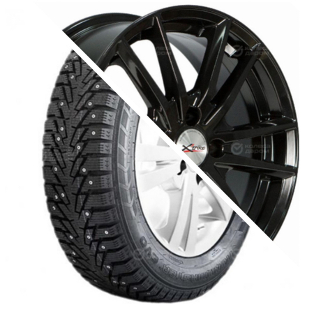 NordMaster Evo R16 205/55 94T шип XL   () + X129 R16x6.5 4x108 ET45 CB63.35 BK  NordMaster Evo R16 205/55 94T шип XL    + X129 R16x6.5 4x108 ET45 CB63.35 BK