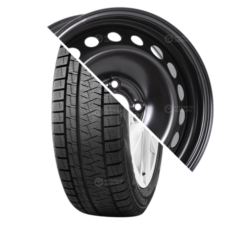 Formula Ice Friction R15 185/65 92T XL   () + Логан 2 R15x6 4x100 ET40 CB60.1 Black  Formula Ice Friction R15 185/65 92T XL    + Логан 2 R15x6 4x100 ET40 CB60.1 Black