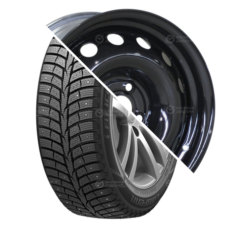 I FIT ICE LW71 R15 185/65 92T шип   () + 64A45R TREBL R15x6 4x100 ET45 CB54.1 Black  I FIT ICE LW71 R15 185/65 92T шип    + 64A45R TREBL R15x6 4x100 ET45 CB54.1 Black