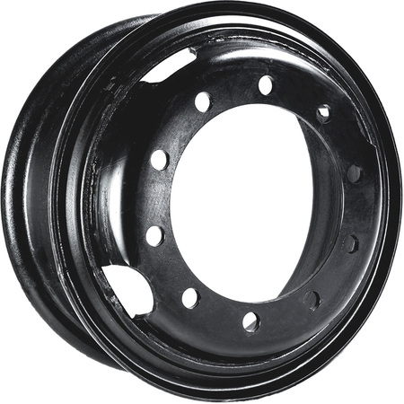 389-15Ч 20x11.25 10x335 ET105 CB281 Black 14.5 мм  с кольцом