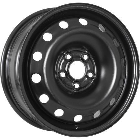 8000 TREBL R15x6 5x100 ET43 CB57.1 Black (Мятый обод)*