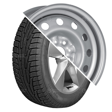 (Nokian Tyres) NORDMAN RS2 R14 175/65 86R XL + ВАЗ 2170 R14x5.5 4x98 ET35 CB58.6 Silver  R14 175/65 86R XL + R14x5.5 4x98 ET35 CB58.6 Silver