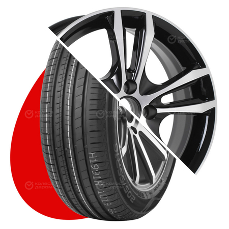 Comfort II R16 195/55 87V    () + Samara-оригинал R16x6 4x100 ET50 CB60.1 Almaz_black_SK  Comfort II R16 195/55 87V     + Samara-оригинал R16x6 4x100 ET50 CB60.1 Almaz_black_SK