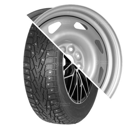 NORDMAN 7 R15 195/65 95T шип XL   () + Lada Granta R15x6 4x98 ET35 CB58.6 Silver  NORDMAN 7 R15 195/65 95T шип XL    + Lada Granta R15x6 4x98 ET35 CB58.6 Silver