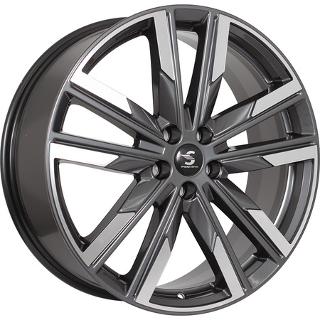 КР014 (20_Audi Q5) R20x8 5x112 ET39 CB66.6 Diamond_black_gris