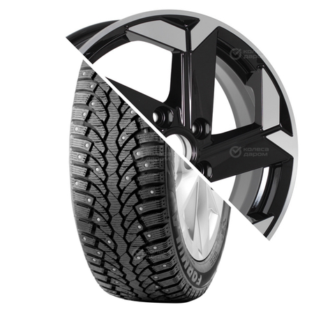 Ice R16 205/65 99T шип XL   () + КС979 (16_Creta SU) R16x6 5x114.3 ET43 CB67.1 Almaz_black  Ice R16 205/65 99T шип XL    + КС979 (16_Creta SU) R16x6 5x114.3 ET43 CB67.1 Almaz_black