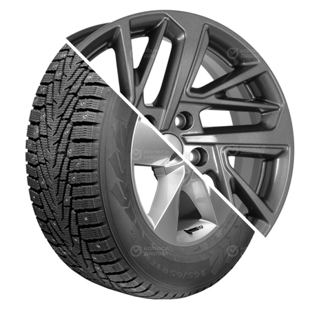 (Nokian Tyres) NORDMAN 7 SUV R17 225/65 106T шип XL   () + KL-372 R17x7 5x114.3 ET50 CB54.1 Graphite (Nokian Tyres) NORDMAN 7 SUV R17 225/65 106T шип XL    + KL-372 R17x7 5x114.3 ET50 CB54.1 Graphite