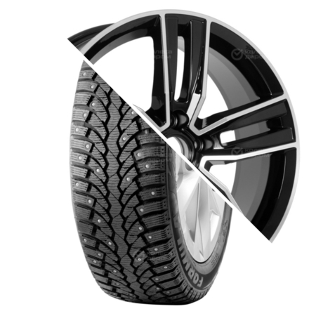 Ice R18 225/55 102T шип XL   () + Танаис-оригинал R18x7 5x114.3 ET38 CB67.1 Almaz_black  Ice R18 225/55 102T шип XL    + Танаис-оригинал R18x7 5x114.3 ET38 CB67.1 Almaz_black
