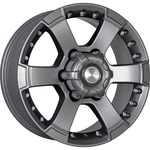 КиК M56 R16x7 6x139.7 ET38 CB108.1 Dark_platinum