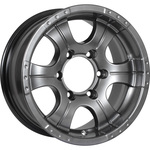 КиК Байконур R15x7 6x139.7 ET-5 CB110.1 Dark_platinum