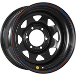 ORW (Off Road Wheels) Nissan/Toyota R15x8 6x139.7 ET-25 CB110 Black