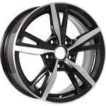 КиК Фишт R16x6.5 5x110 ET39 CB65.1 Almaz_black