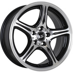 LS LS 319 R15x6.5 5x100 ET38 CB57.1 BKF