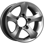 КиК Айсберг R16x8 5x139.7 ET-10 CB110.1 Dark_platinum (КС662)