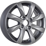 КиК Джемини R15x6 4x100 ET45 CB67.1 Dark_platinum (КС617)