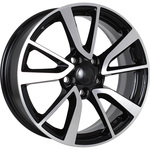 КиК Серия Реплика КС699 (ZV 17 Teana) R17x7 5x114.3 ET45 CB66.1 Almaz_black КиК серия КС