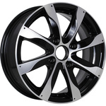 КиК Джемини-оригинал R15x6 4x100 ET48 CB54.1 Almaz_black