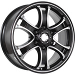 КиК Балеар (КС727) R18x7.5 6x114.3 ET30 CB66.1 Almaz_black