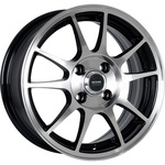 Megami MGM-5 R15x6 4x114.3 ET44 CB56.6 BKF