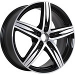 КиК Андорра R16x6.5 5x114.3 ET45 CB67.1 Almaz_black