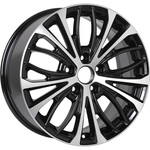 КиК Серия Реплика КС873 (ZV 17_KIA Optima) R17x7.5 5x114.3 ET52.5 CB67.1 Almaz_black