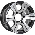 КиК Байконур R15x7 6x139.7 ET-5 CB110.1 Almaz_black