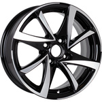 КиК Игуана R15x6.5 4x100 ET37 CB60.1 Almaz_black