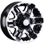 LS LS 894 R16x8 6x139.7 ET0 CB106.1 BKF