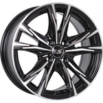 LS LS 787 R16x7 5x114.3 ET40 CB73.1 BKF