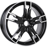 КиК Солар R17x7 5x108 ET50 CB63.35 Almaz_black
