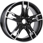 КиК Солар R17x7 5x114.3 ET45 CB67.1 Almaz_black
