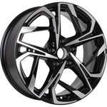 KHOMEN KHW1716 (ZV17_Kodiaq/Tiguan) R17x7 5x112 ET40 CB57.1 Black_FP
