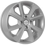 KHOMEN KHW1501 (15_Rio I) R15x6 4x100 ET48 CB54.1 F_silver