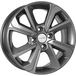 KHOMEN KHW1501 (15_Rio II) R15x6 4x100 ET46 CB54.1 Gray