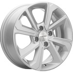 KHOMEN KHW1501 (ZV15_XRay) R15x6 4x100 ET37 CB60.1 F_silver
