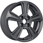 KHOMEN KHW1502 (15_Solaris II) R15x6 4x100 ET46 CB54.1 Gray