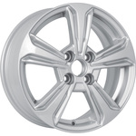 KHOMEN KHW1502 (ZV15_Solano) R15x6 4x100 ET45 CB54.1 F_silver