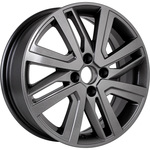 KHOMEN KHW1609 (16_Rio II/Solaris II) R16x6 4x100 ET46 CB54.1 Gray