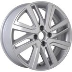 KHOMEN KHW1609 (16_Vesta/Largus) R16x6 4x100 ET50 CB60.1 F_silver