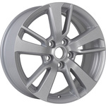 KHOMEN KHW1704 (ZV17_Outlander) R17x7 5x114.3 ET38 CB67.1 F_silver