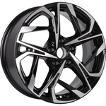 KHOMEN KHW1716 (ZV_17 Audi) R17x7 5x112 ET49 CB66.6 Black_FP